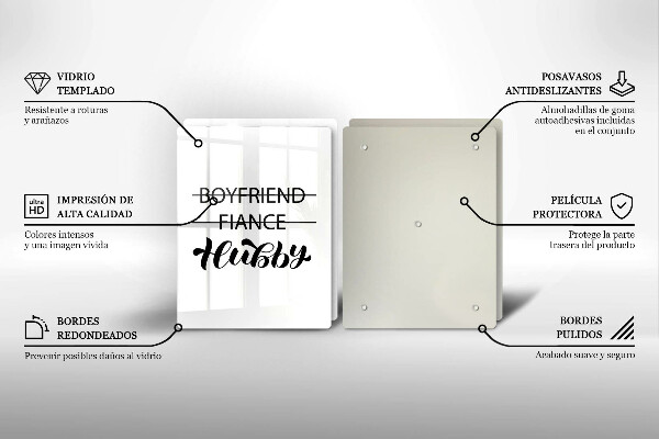 Ochrona na ścianę w kuchni Napis, sentencja, wzór