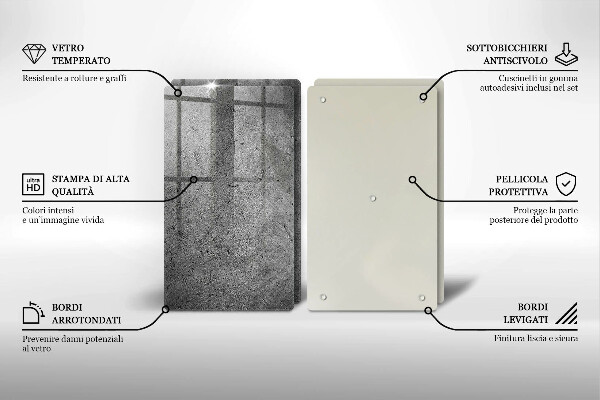 Osłona ściany przy kuchence gazowej Beton kamień tekstura