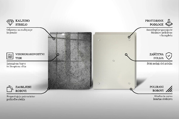 Osłona ściany przy kuchence gazowej Beton kamień tekstura