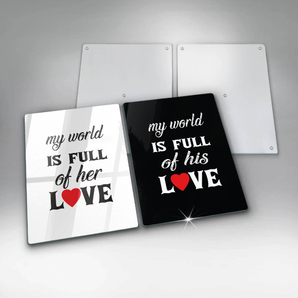 Osłona ściany przy kuchence gazowej Napis, sentencja