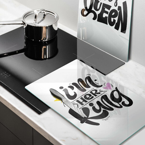 Osłona ściany przy kuchence gazowej Napis, sentencja