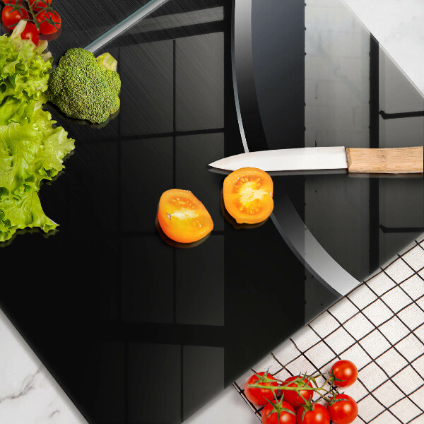 Osłona ściany przy kuchence gazowej Metalowa abstrakcja