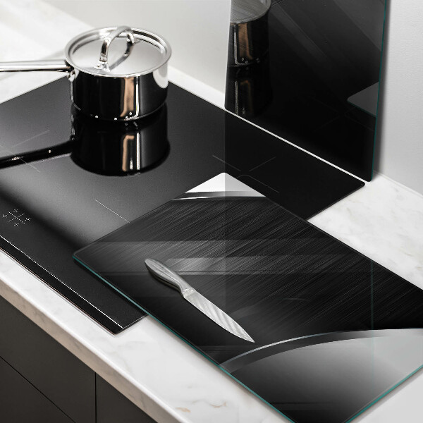 Osłona ściany przy kuchence gazowej Metalowa abstrakcja