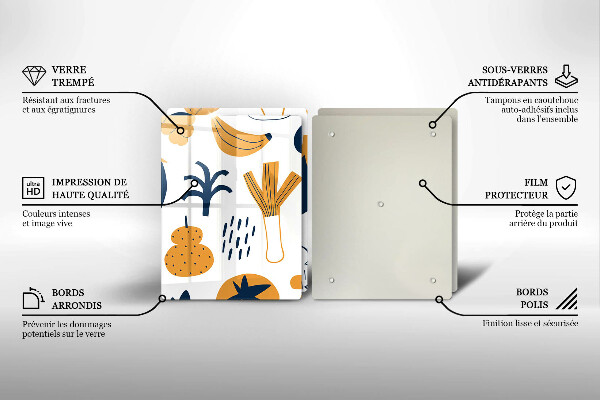 Płyta ochronna na kuchenkę Ilustracja jedzenie