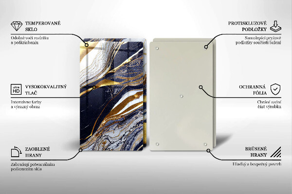 Osłona ściany przy kuchence gazowej Kolorowa abstrakcja