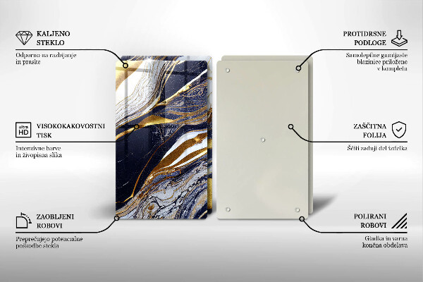 Osłona ściany przy kuchence gazowej Kolorowa abstrakcja