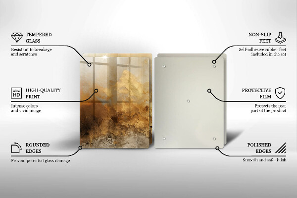 Osłona ściany przy kuchence gazowej Bogata tekstura