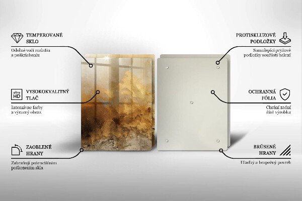Osłona ściany przy kuchence gazowej Bogata tekstura