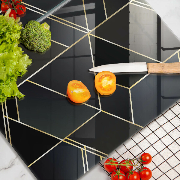 Panel ochronny do kuchni Abstrakcja trójkąty