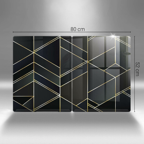 Panel ochronny do kuchni Abstrakcja trójkąty