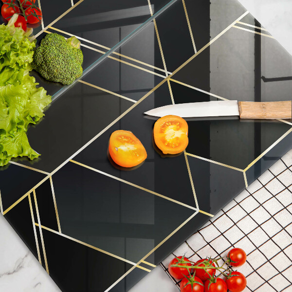 Panel ochronny do kuchni Abstrakcja trójkąty