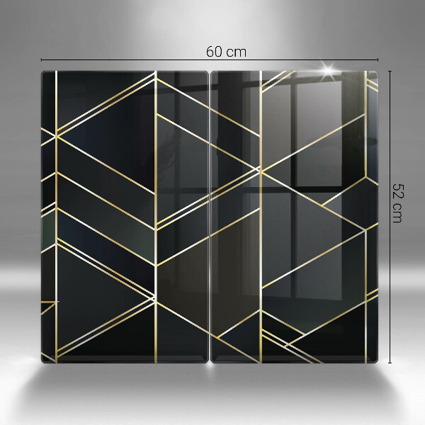 Panel ochronny do kuchni Abstrakcja trójkąty