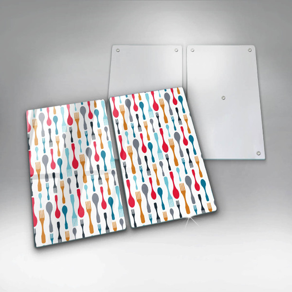 Panel ochronny do kuchni Ilustracja łyżki