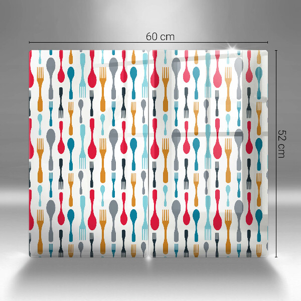 Panel ochronny do kuchni Ilustracja łyżki