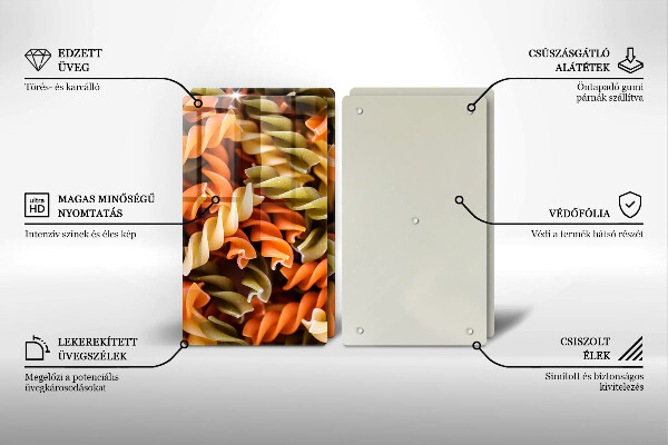 Panel ochronny do kuchni Makaron Fusilli