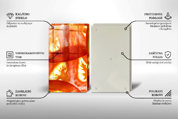 Panel ochronny do kuchni Plaster czerwonego pomidora