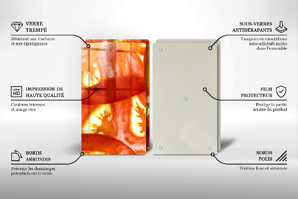 Panel ochronny do kuchni Plaster czerwonego pomidora