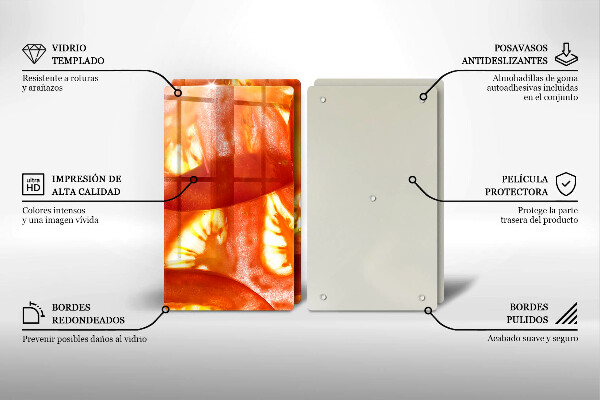 Panel ochronny do kuchni Plaster czerwonego pomidora