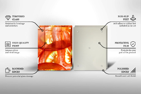 Panel ochronny do kuchni Plaster czerwonego pomidora