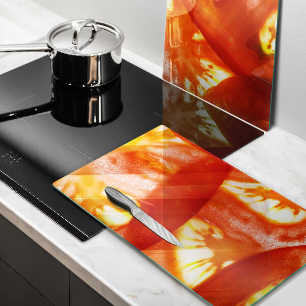 Panel ochronny do kuchni Plaster czerwonego pomidora