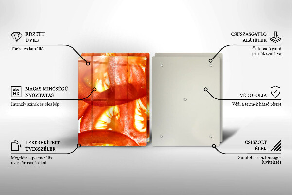 Panel ochronny do kuchni Plaster czerwonego pomidora