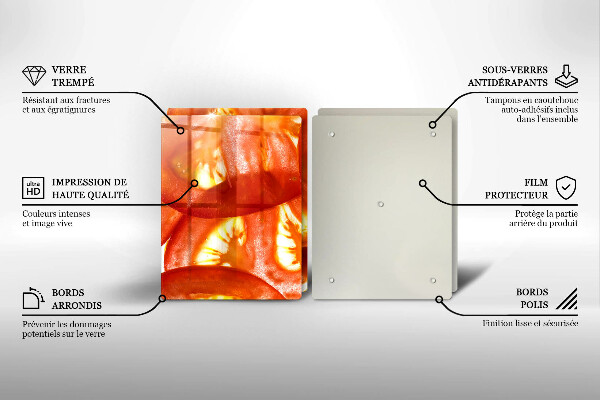 Panel ochronny do kuchni Plaster czerwonego pomidora