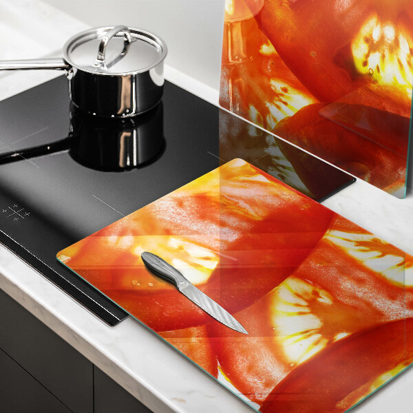 Panel ochronny do kuchni Plaster czerwonego pomidora