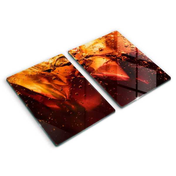 Panel ochronny do kuchni Napój cola z lodem