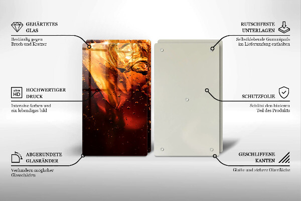 Panel ochronny do kuchni Napój cola z lodem