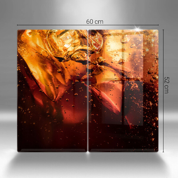 Panel ochronny do kuchni Napój cola z lodem