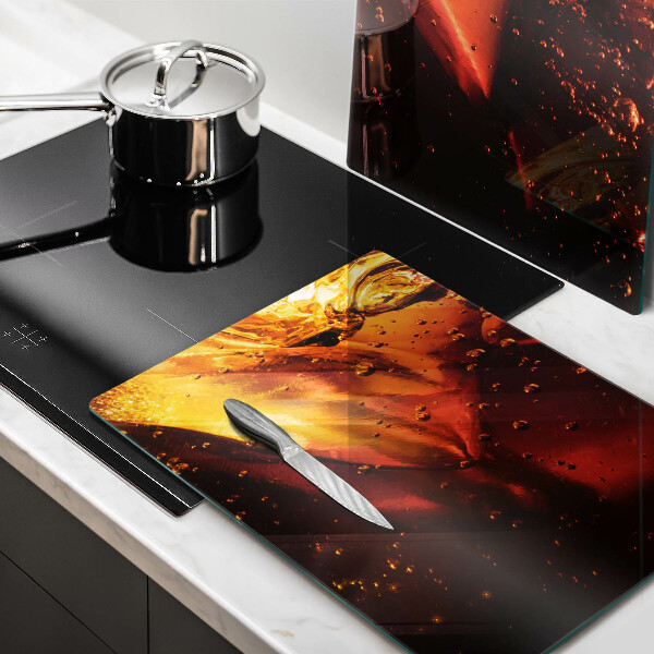 Panel ochronny do kuchni Napój cola z lodem