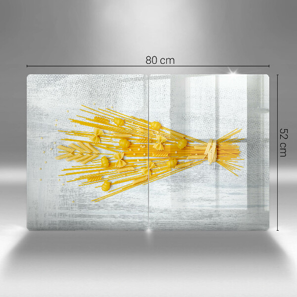 Osłona na ścianę w kuchni Makaron