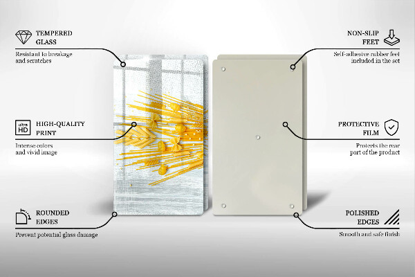 Osłona na ścianę w kuchni Makaron