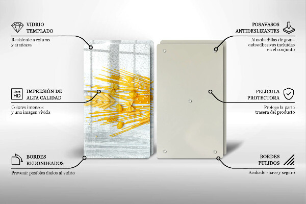 Osłona na ścianę w kuchni Makaron