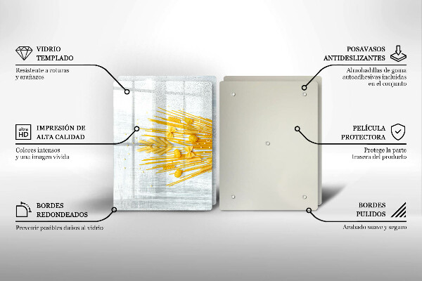 Osłona na ścianę w kuchni Makaron
