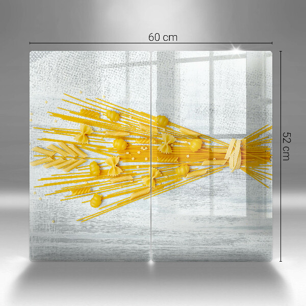 Osłona na ścianę w kuchni Makaron