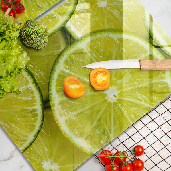 Osłona ściany przy kuchence gazowej Plasterki limonki