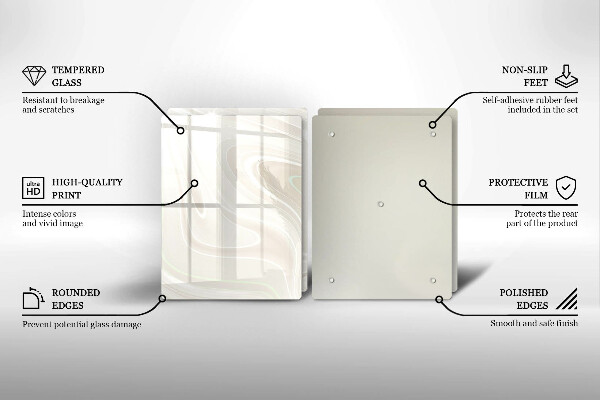 Osłona ściany przy kuchence gazowej Kremowa tekstura