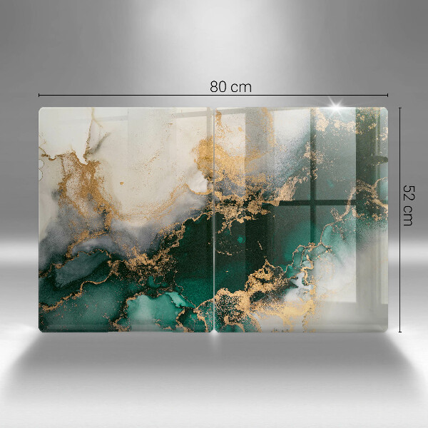 Osłona ściany przy kuchence gazowej Wielokolorowy marmur