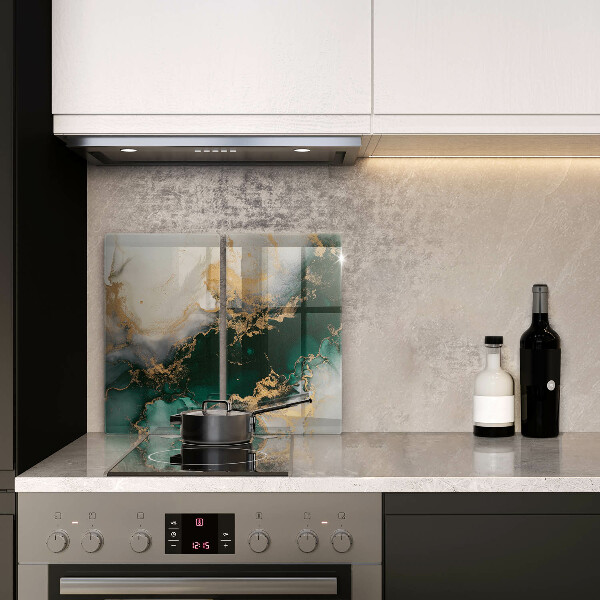 Osłona ściany przy kuchence gazowej Wielokolorowy marmur