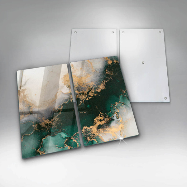 Osłona ściany przy kuchence gazowej Wielokolorowy marmur