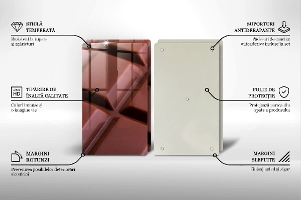 Osłona ściany przy kuchence gazowej Kostki czekolady