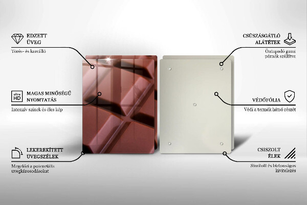 Osłona ściany przy kuchence gazowej Kostki czekolady