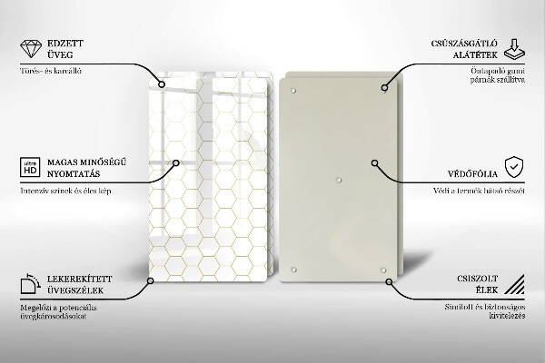 Osłona ściany przy kuchence gazowej Abstrakcyjne wzory