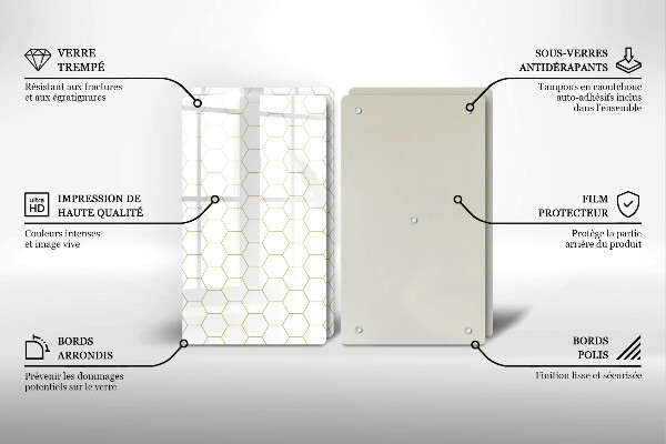 Osłona ściany przy kuchence gazowej Abstrakcyjne wzory