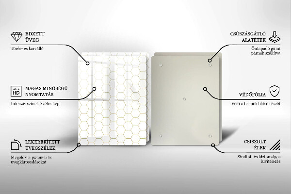 Osłona ściany przy kuchence gazowej Abstrakcyjne wzory