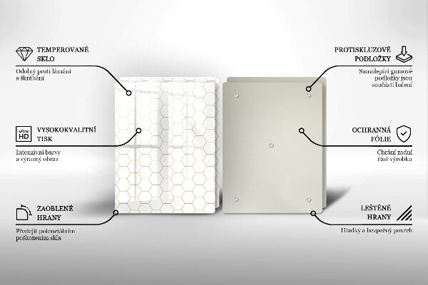 Osłona ściany przy kuchence gazowej Abstrakcyjne wzory