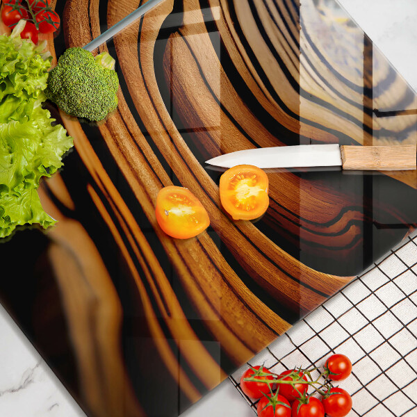 Osłona ściany przy kuchence gazowej Pień drewna