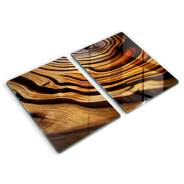 Osłona ściany przy kuchence gazowej Pień drewna