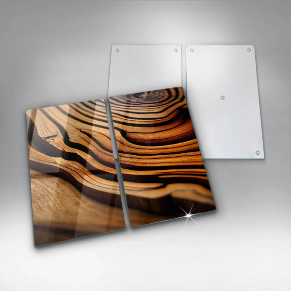 Osłona ściany przy kuchence gazowej Pień drewna